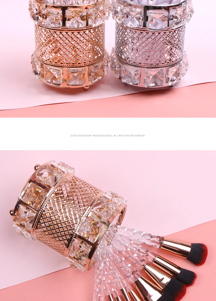 Европейский женский органайзер для хранения карандашей бровей косметических