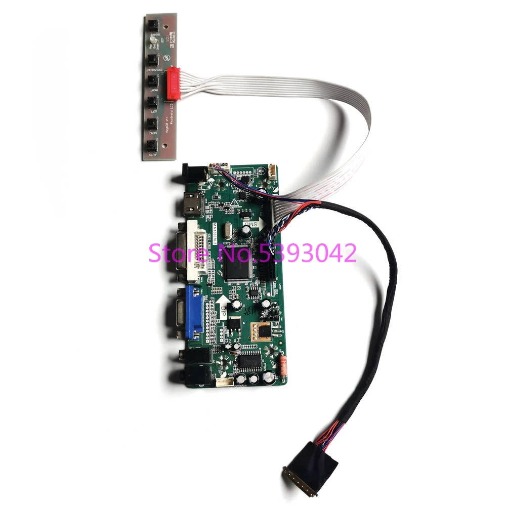 

Fit LP140WH1 (TL)(C1)/(TL)(C2)/(TL)(C3)/(TL)(C5)/(TL)(C6) WLED LVDS LCD Panel VGA DVI 1366*768 40Pin Controller Board Kit