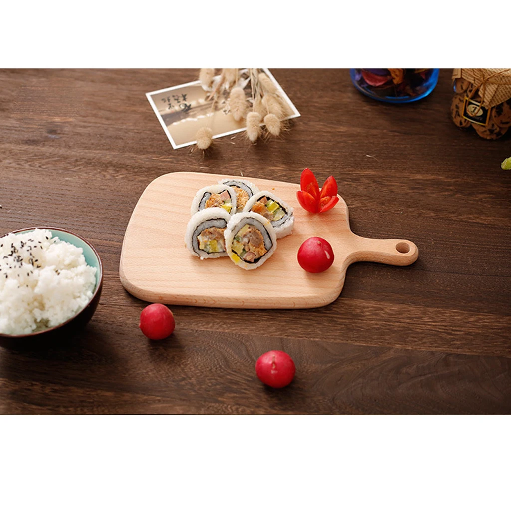 Домашняя деревянная разделочная доска кухонный разделочный блок тарелка для