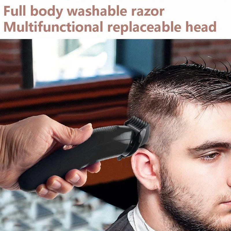 

HOT-Electric Hair Clipper Professional Beard Barber Haircut US Plug