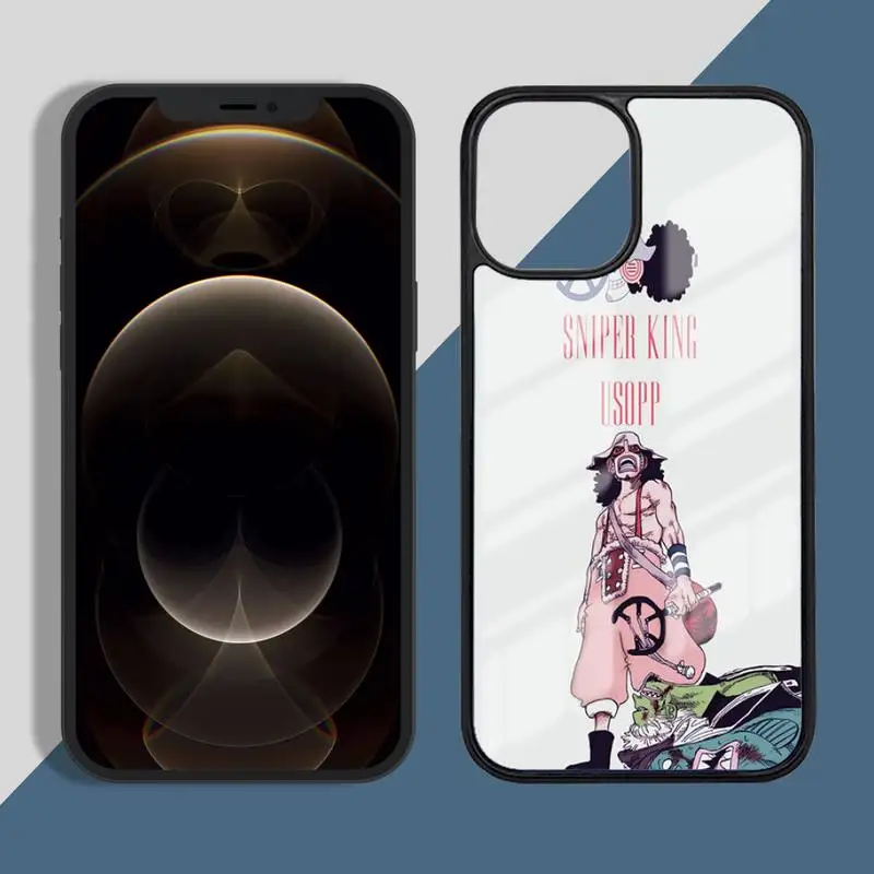 

Cartoon One Piece Luffy Phone Case PC for iPhone 11 12 pro XS MAX 8 7 6 6S Plus X 5S SE 2020 XR