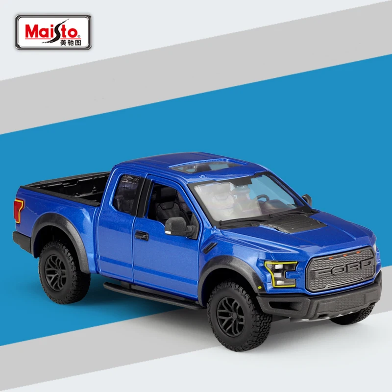 Высокая имитация Maisto 1/24 F-150 Raptor пикап литой автомобиль модель Металлический Игрушечный Автомобиль для детей подарок на день рождения игрушка