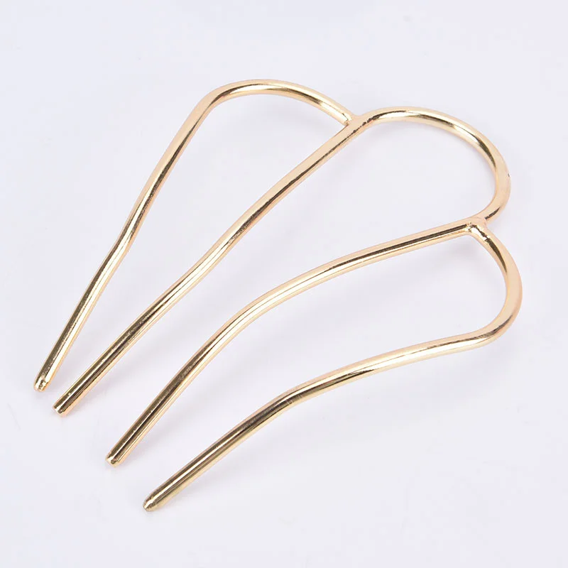 

1pc Korean Metal Hair Sticks Women Hairpins Elegant Simple Solid Color Hair Clips Girls Hair Sticks Hair Accessories Hairpin