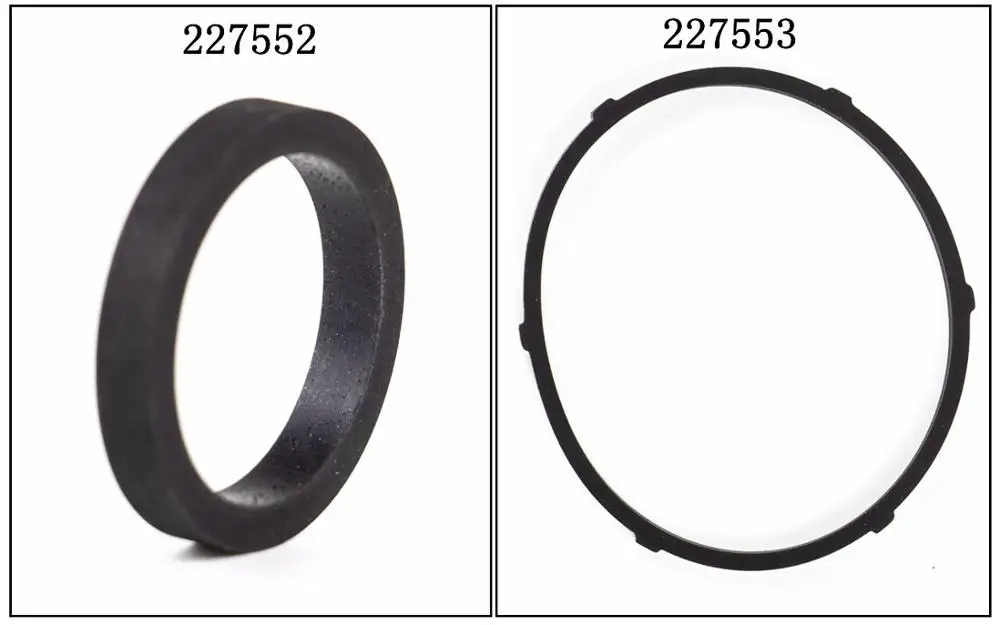 

2pc/set Automatic Transmission Oil Water Heat Exchanger Seal Gasket 227552 227553 For Peugeot 206 207 2008 301 Free Shipping