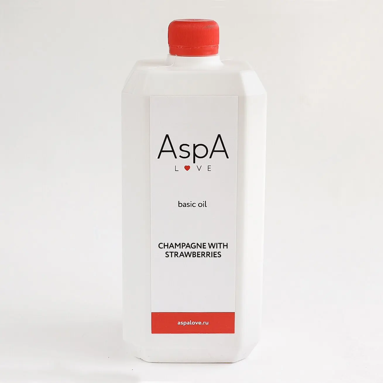 Масло массажное AspA Шампанское с клубникой 1л / Massage oil Champagne with strawberries 1 L | Body Oils
