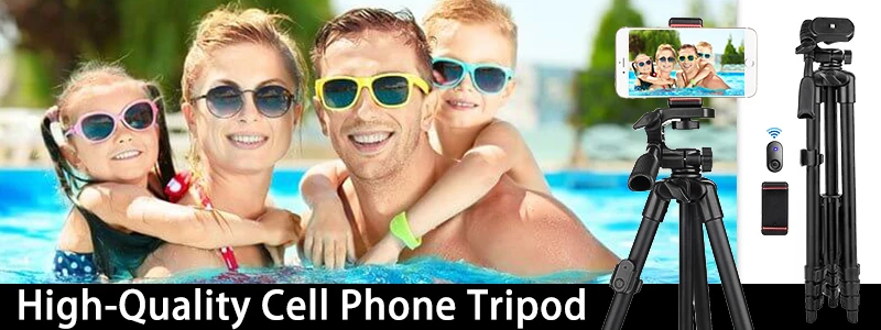 Портативный штатив для телефона для iPhone, Xiaomi, HUAWEI, Gopro, компактная видеокамера, легкий дорожный держатель для мобильного телефона