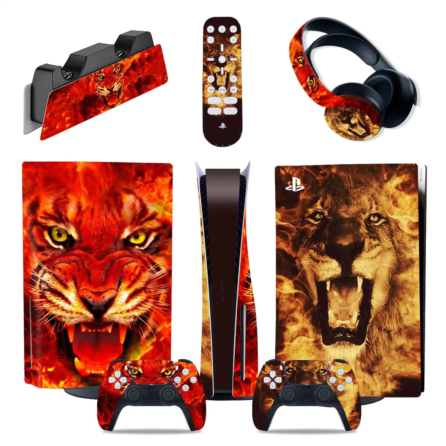 

PS5 Skin Stickers Decal Full Body Vinyl Cover for Playstation 5 Console and Controllers #0993