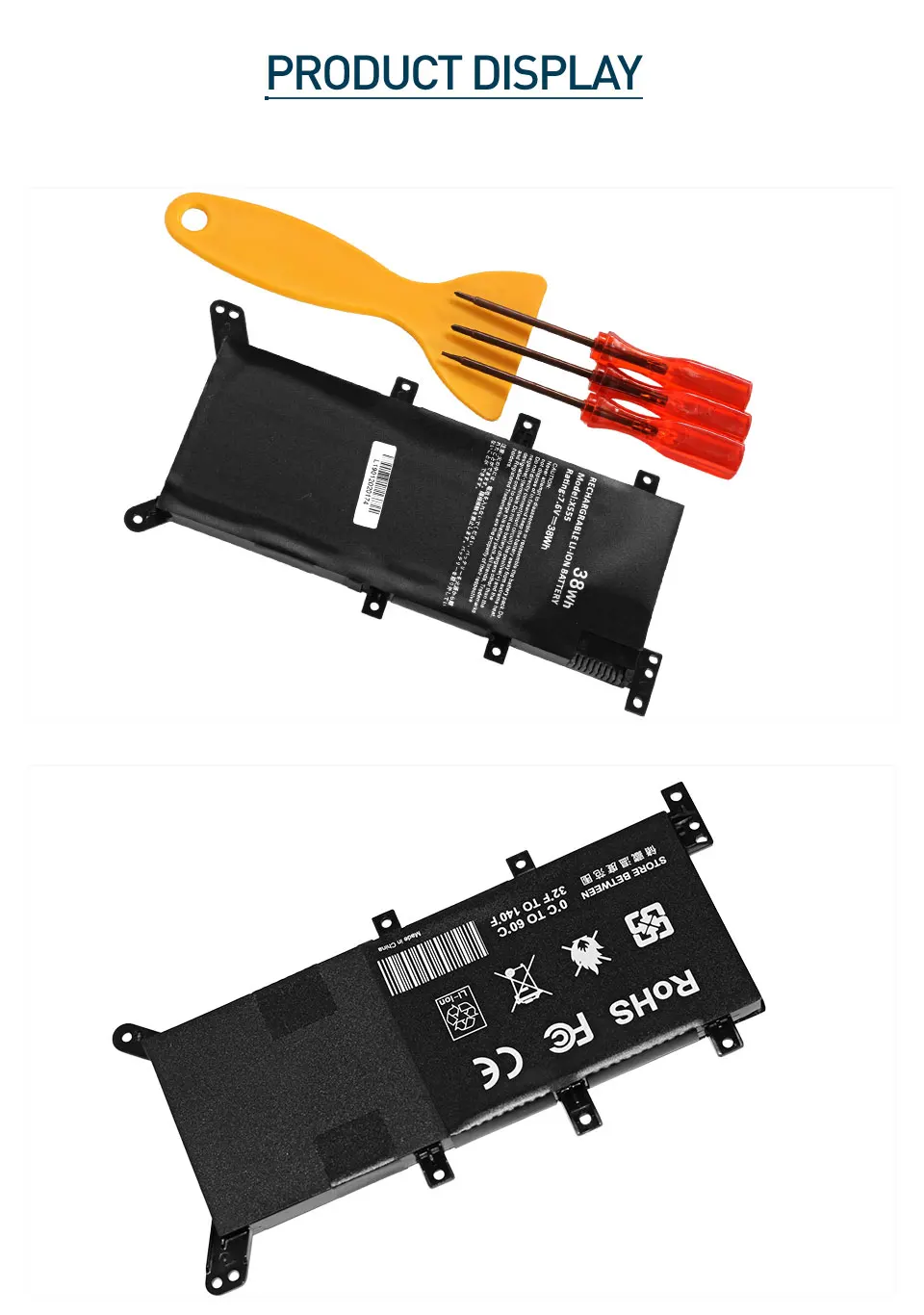 38wh 7,6 V Аккумулятор для ноутбука ASUS C21N1347 X554L X555 X555L X555LA X555LD X555LN VM590LF A555L K555L K555LD R557LP R556M R556L