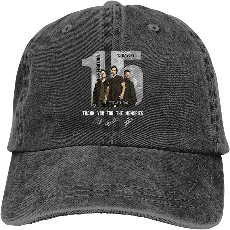 

Fashion 15 Years of Supernatural Unisex Cowboy Cap Trucker Hat