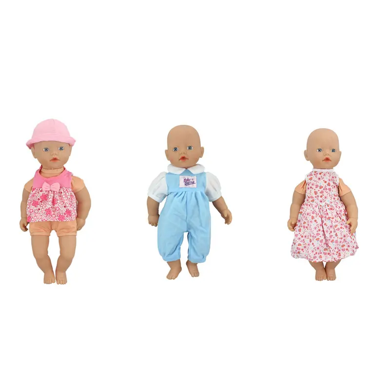 3 pcs in one Doll clothes Wear fit for 13 inch 32cm baby doll Children best Birthday Gift(only sell clothes) | Игрушки и хобби