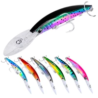 professional 17cm 27g fishing lures abs minnow hard baits quality artificial bait 10 color wobbler fish lure tackle hooks