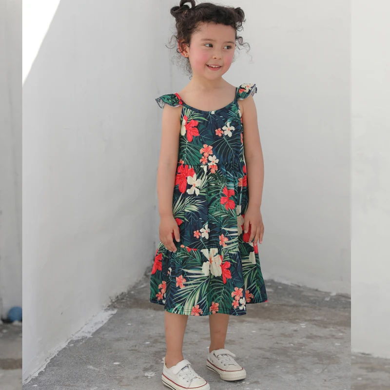 Парные наряды для мамы и дочери летние одинаковые с цветочным принтом папы 2021