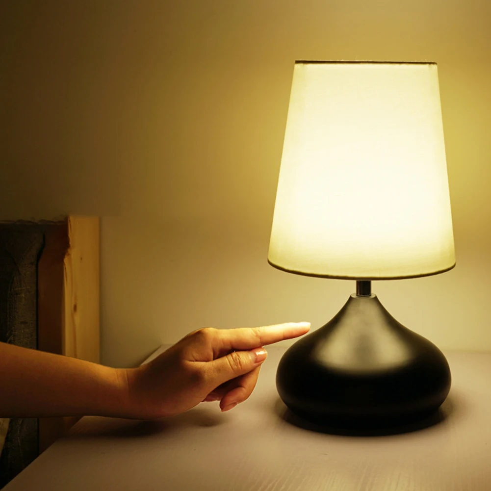 

Nordic Style LED Table Lamp 3W Bedside Reading Desk Lamps Modern Simple Touch Night Light for Living Room Decor Christmas Gift