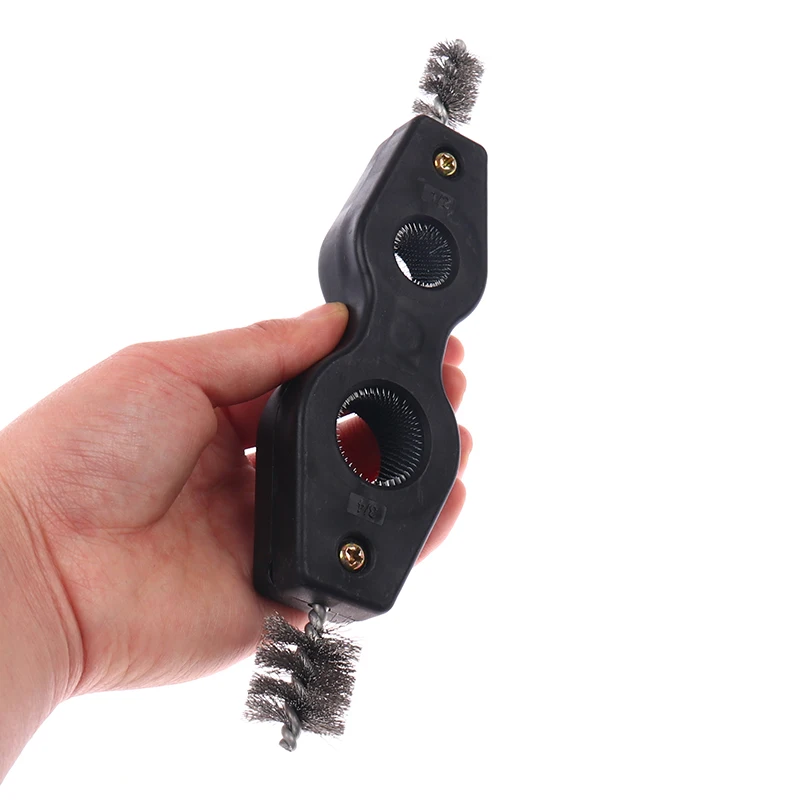 Щетка для очистки труб 4 в 1 инструмент из алюминия чистки трубки проволоки|Детали