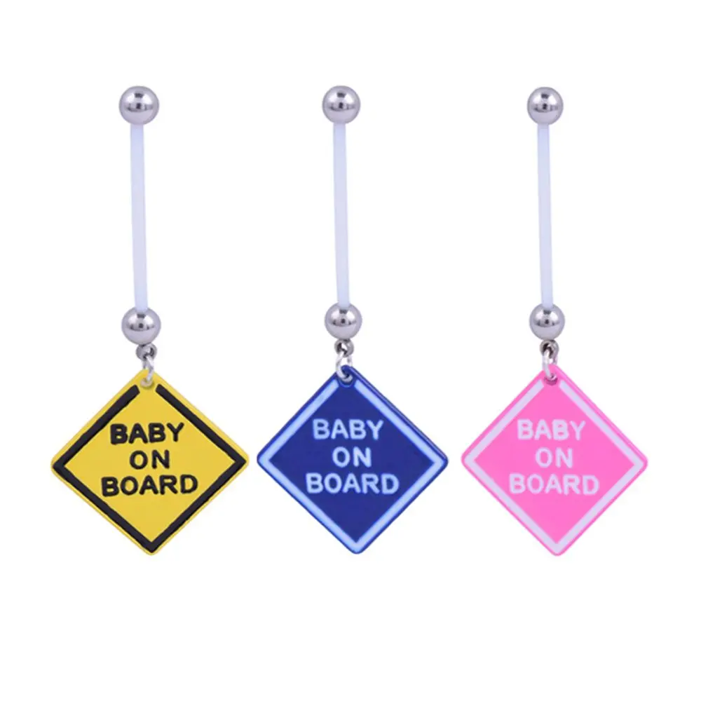 Ребенок на борту беременность материнство пупка Бар Bioflex пластик гибкий PFTE