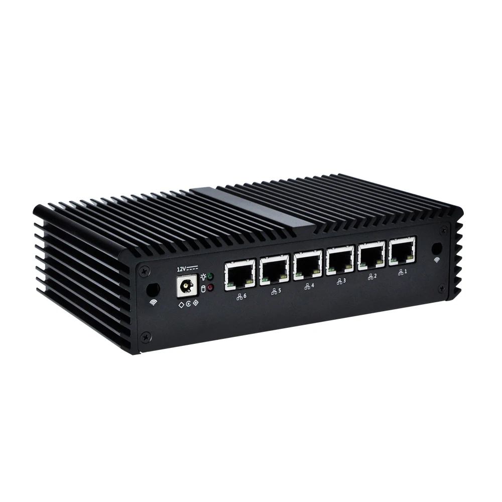 Новинка! Мини компьютер AES NI Core I3 I5 I7 без вентилятора ubuntu Linux с 6 LAN поддержка