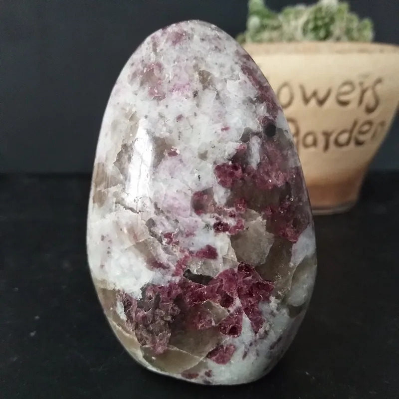 Натуральный камень цветение сливы турмалиновый стол дисплей украшение для дома