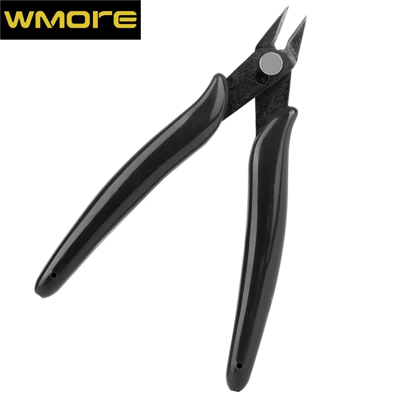 WMORE электрические провода Кабельные плоскогубцы Сторона Snips кусачки щипцы противоскользящая изоляционная Резина мини диагональные плоскогубцы инструмент