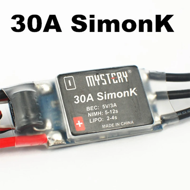 Контроллер скорости таинственности FPV 30A SimonK ESC w/ 3A 5V UBEC для квадрокоптера RC |