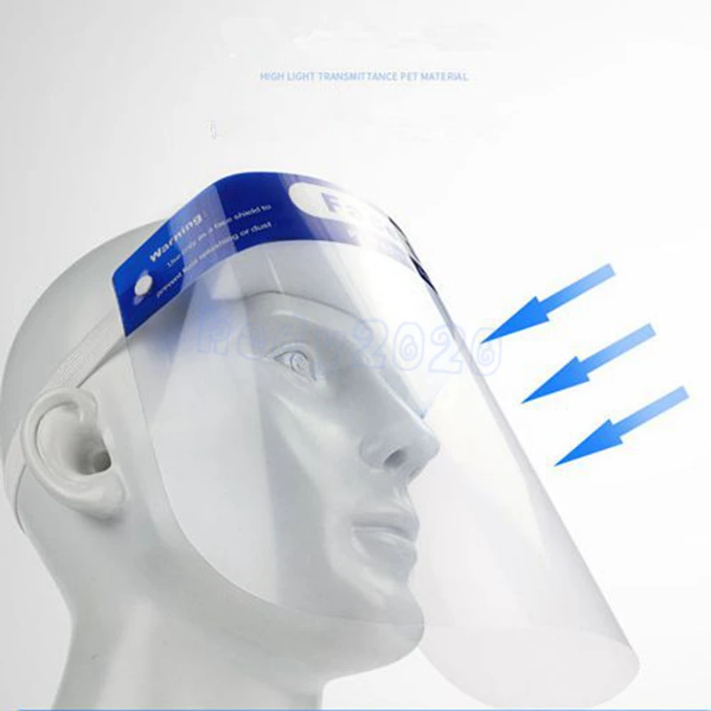 

1000pcsProtective face shield, transparent face shield, PTE isolation, anti-dust, splash-proof, anti-fog, anti-fog face shield