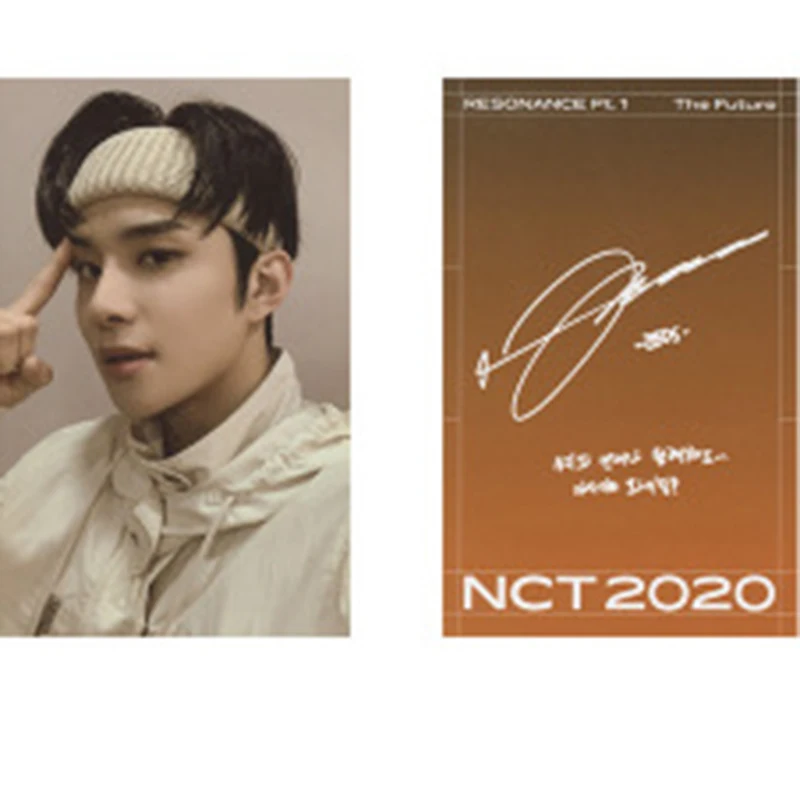 

NCT [RESONANCE PT.1] Orange signature CAM memorial card