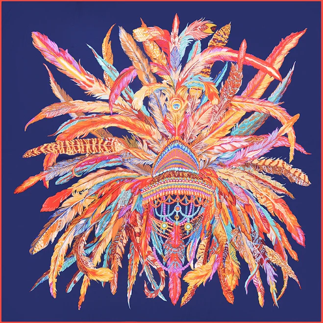 

130*130 см топ шелковые перьевые крылья роскошные шарфы женский платок квадратный хиджаб шарф Женская шаль парео женский хиджаб