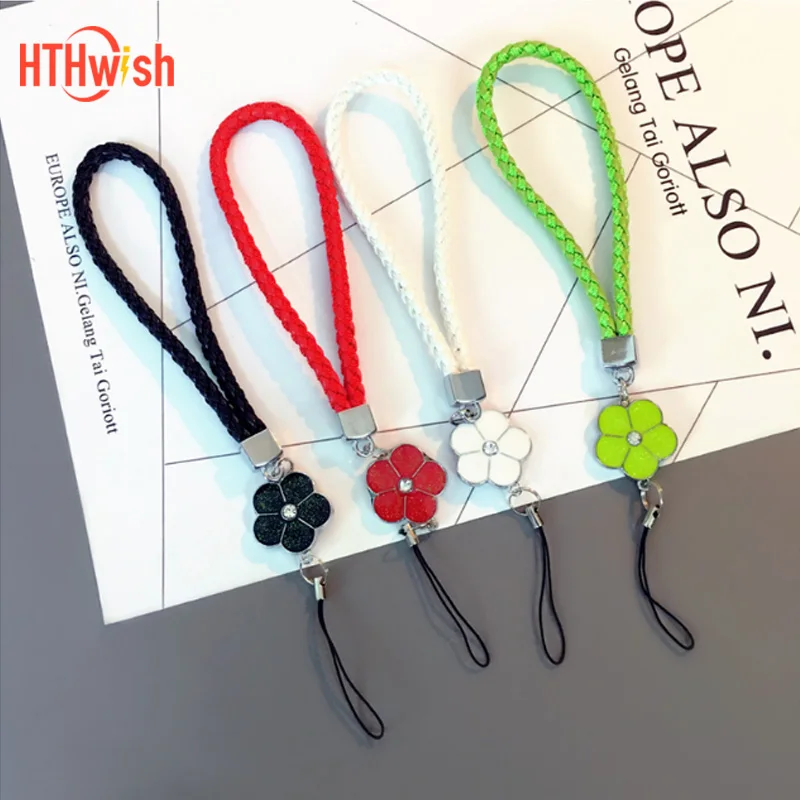 Ремешки для мобильных телефонов ремешок на шею с мультяшным принтом милые ключи