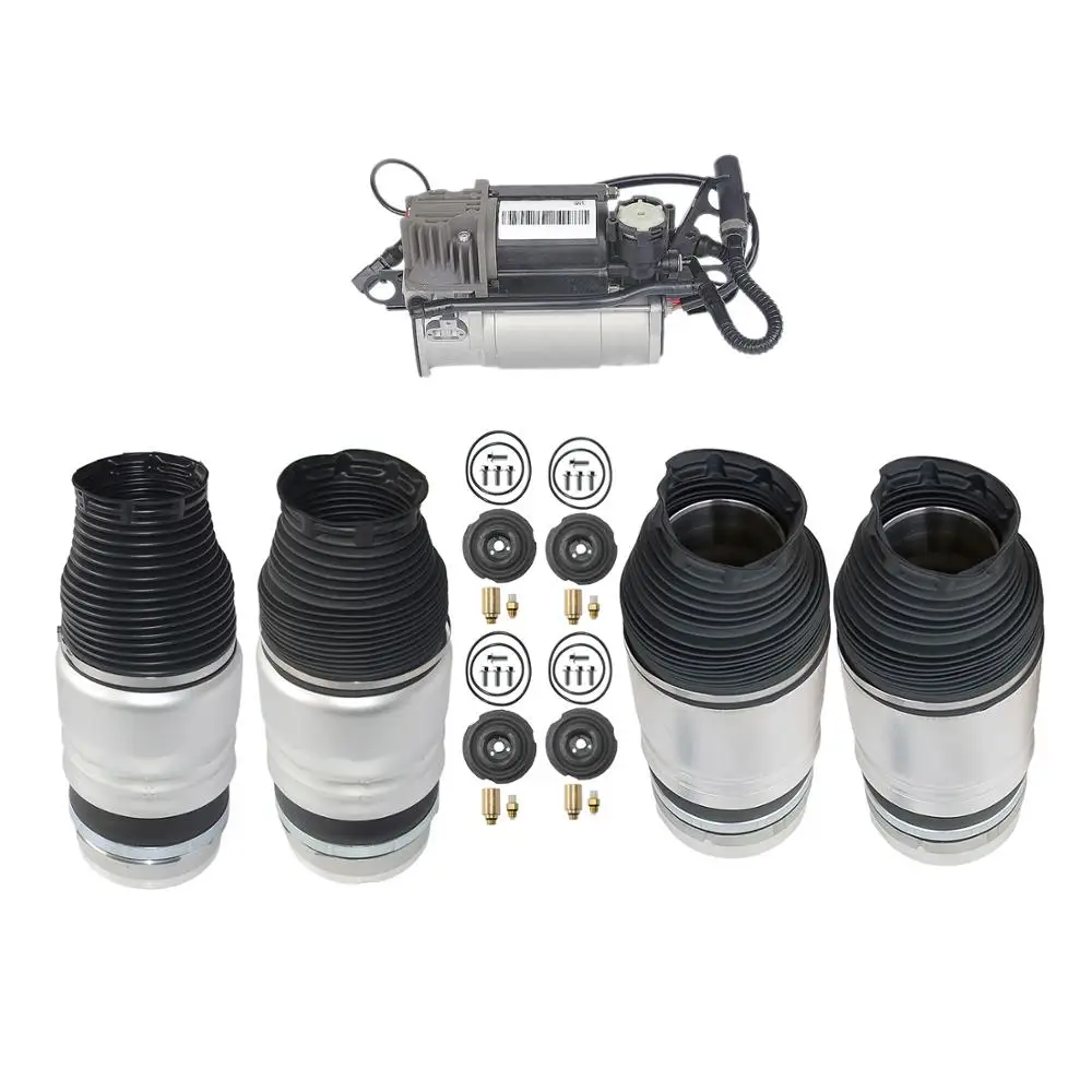 AP01 для Audi Q7 4 шт. воздушные подвески и 1 компрессорный насос 7L6616403B 4154033050 2007 2016| |