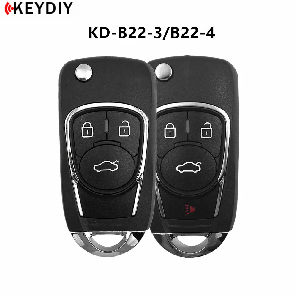 5 шт./лот KEYDIY KD B22-3/4 дистанционный Автомобильный ключ для KD900/URG200/KD-X2/KD мини