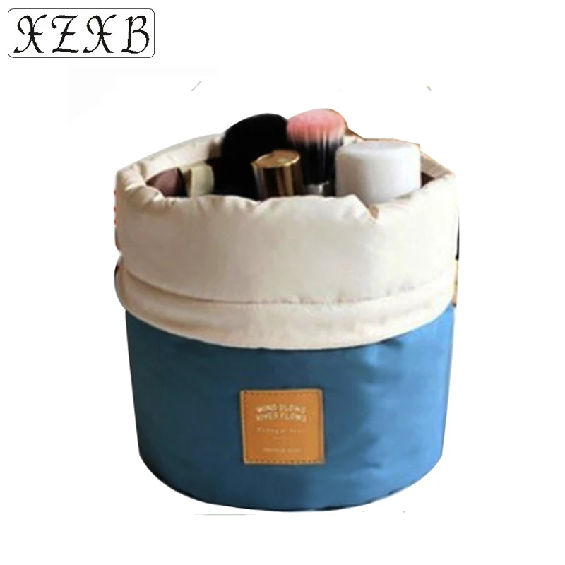 

1pcs Women Round Tampon Cosmetic Storage Bag Waterproof Beautician Cosmetics Shop Brush Travel Organizer Girl Toiletries Pouch