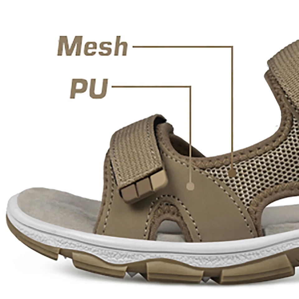 GRITION Womens Sandals Flat Trekking Outdoor Beach Shoes Fashion Breathable Non Slip Casual Sports Summer Rubber 2021 Size 41