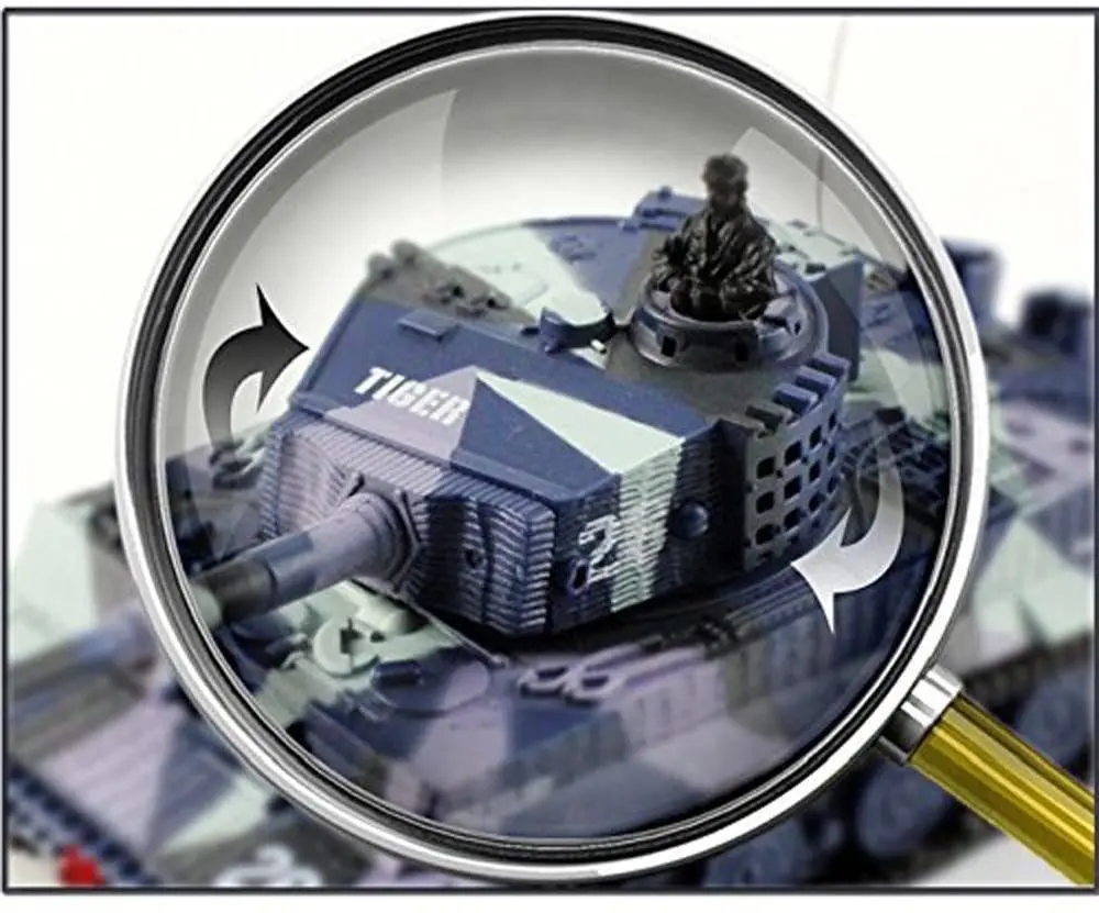 1:72 Немецкий тигр танк дистанционного управления Радиоуправляемый мини-танк с