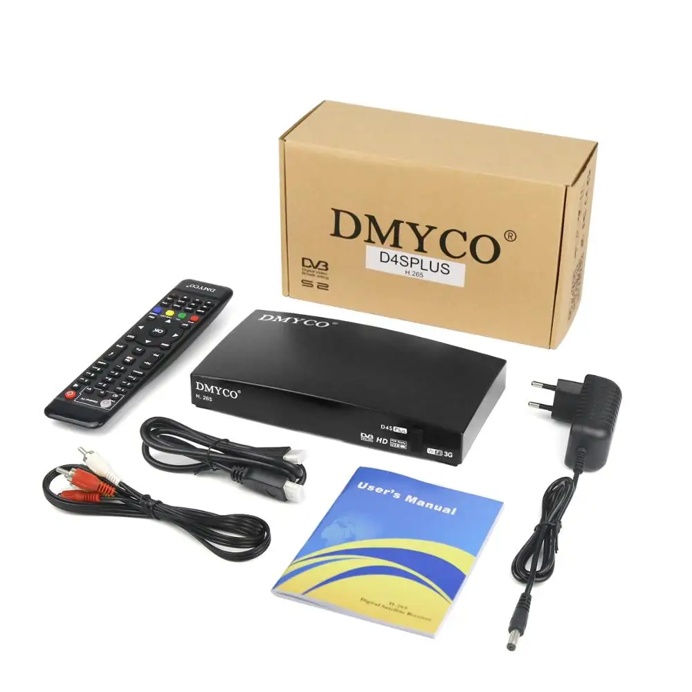 Оригинальный DVB-S2 ТВ-рецептор цифровой спутниковый ресивер D4S Plus LNB ТВ-декодер для
