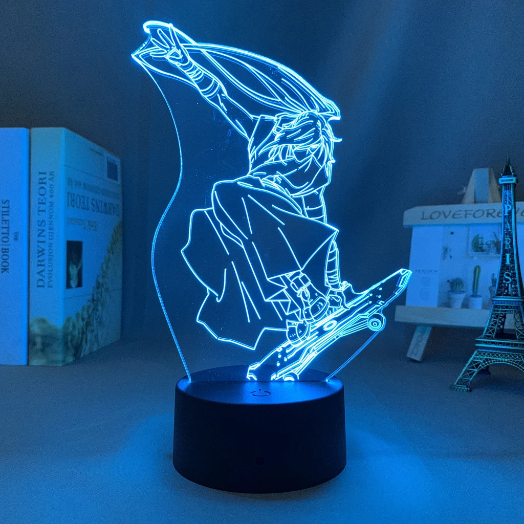 

Светодиодная лампа 3d в стиле аниме, ночник с изображением вишни бесконечности для спальни, Подарочный ночник для детской манги, дня рождени...