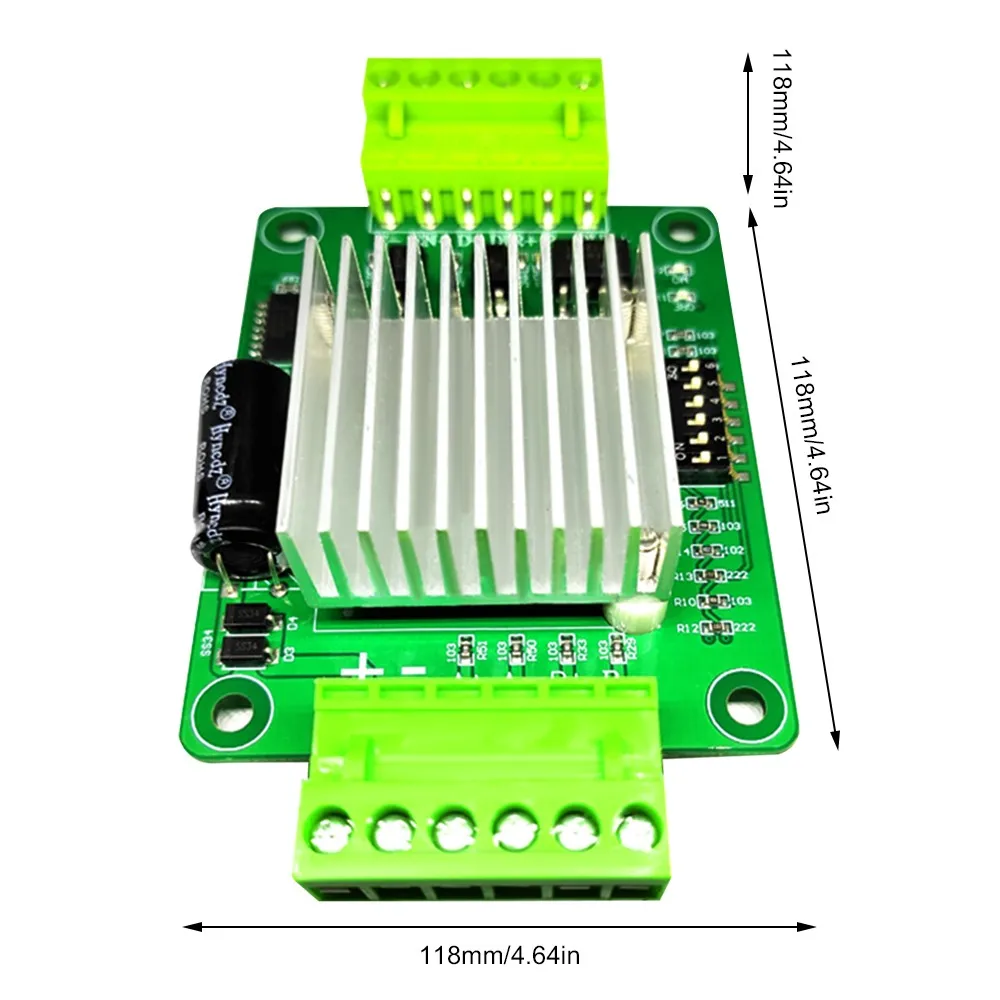 

TB6600 42/57 Stepper Motor Driver Board 42/57 Nema 32 Segments 4.0A 9-40V DC CNC Engraving Machine Router Controller
