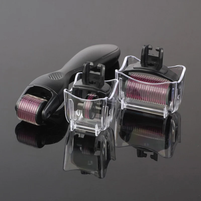 DRS 3 в 1 Derma Roller 180/600/1200 иглы набор Dermaroller для ухода за кожей массажер тела и лечения