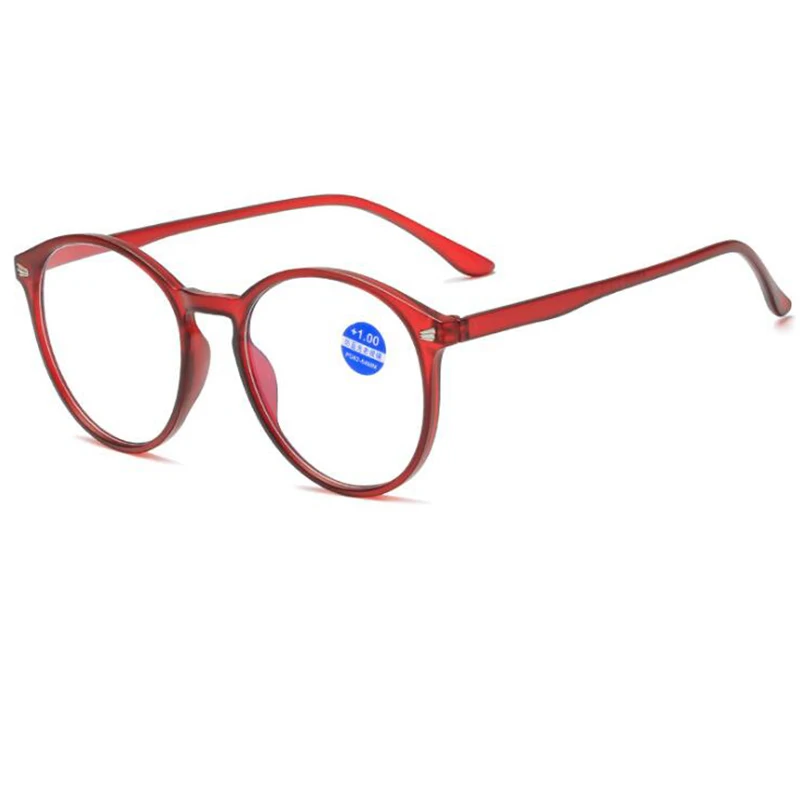 

Reading Glasses Women Men Ultralight Round Reading Presbyopic Glasses Diopters +1.0 1.5 2.0 2.5 3