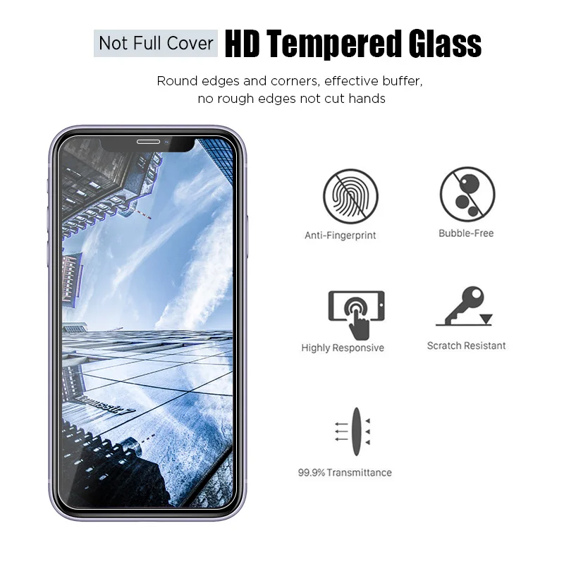

4IN1 Tempered Glass for iPhone 12 Pro Max 12 Mini 12Pro Screen Protector Phone Camera Lens Film for iPhone 11 Protective Glass