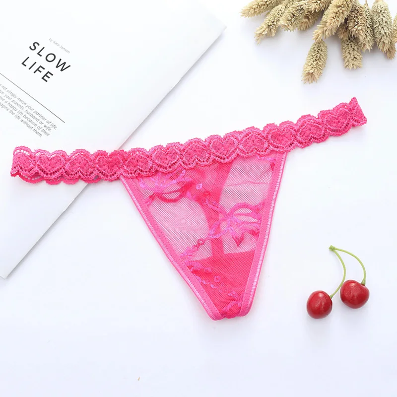 Sexy Women lace panties G String Thongs Newest Dew hips Transparent women Seamless underwear Super Thin Hollow briefs