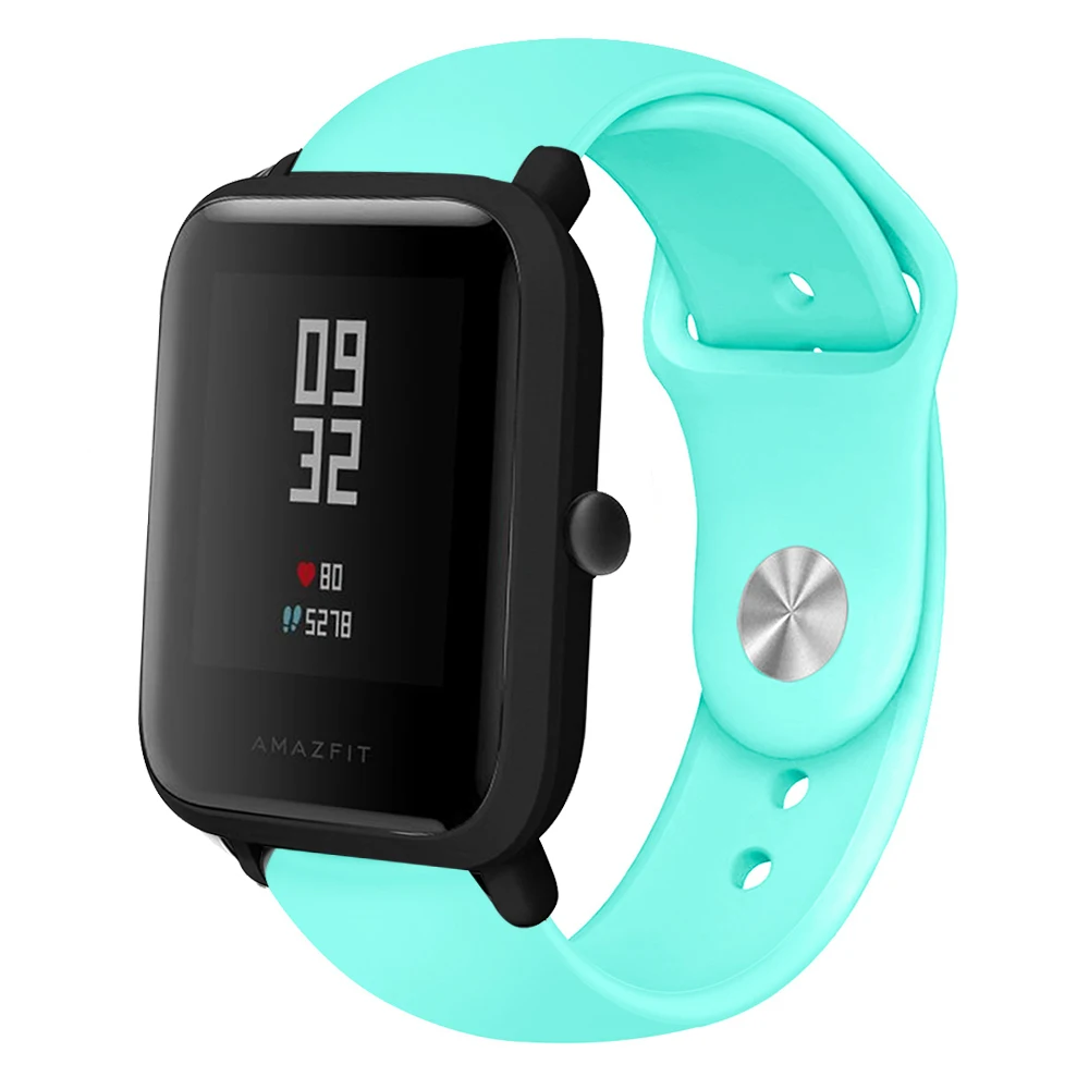 Силиконовый ремешок для часов Ремешок для Huami Amazfit Bip Youth/GTR 42 мм ремешок для часов 20 мм для samsung gear S2 классический браслет
