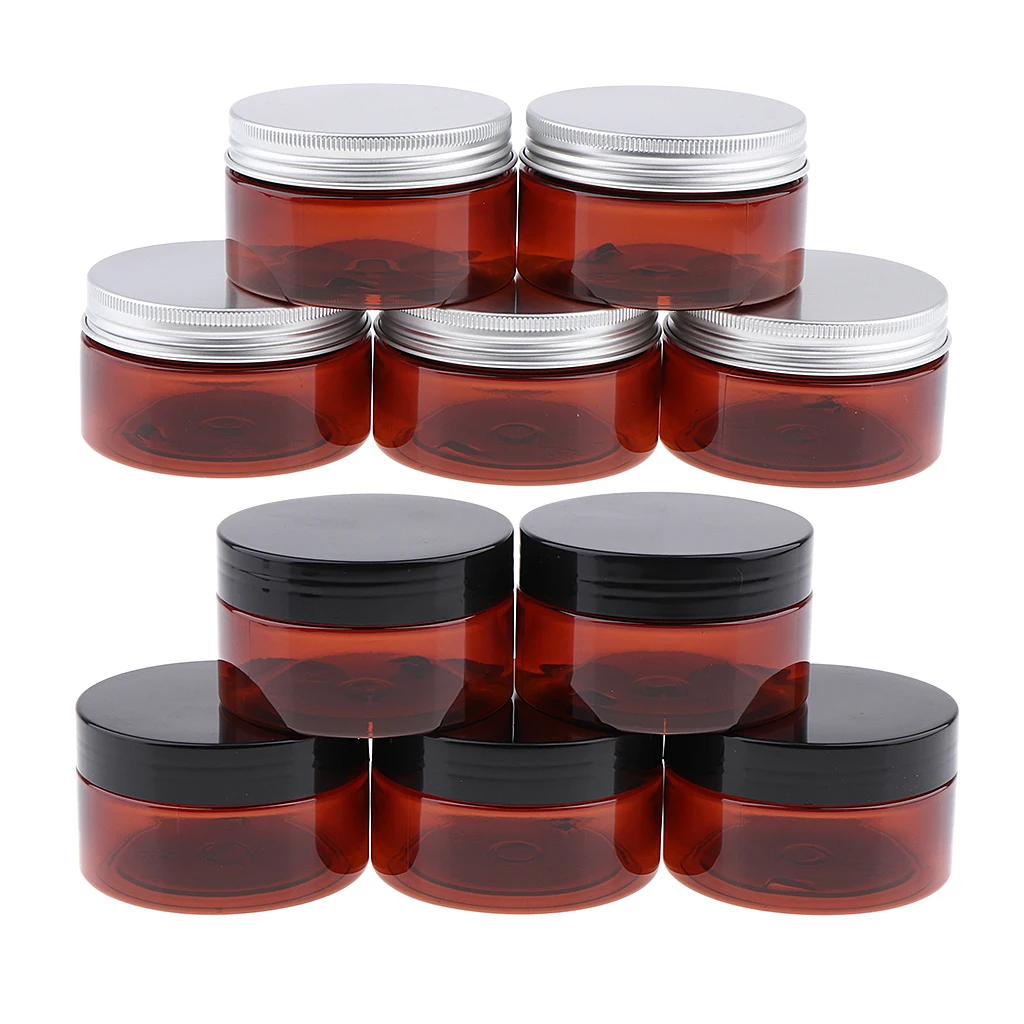 5X Makeup Pot Refillable Plastic Bottle Empty Travel Cosmetic Jar Nontoxic | Красота и здоровье