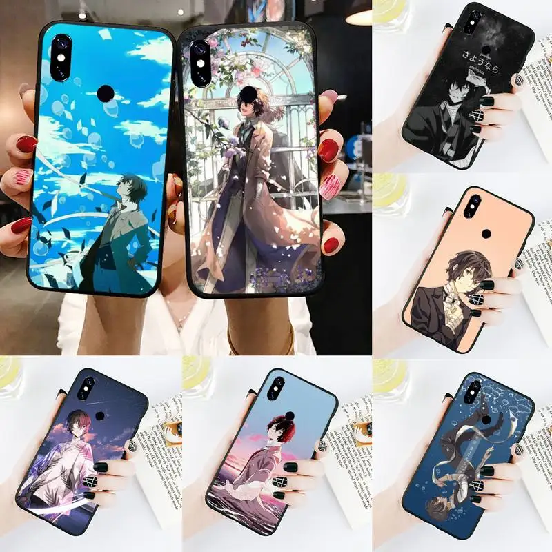 

bungou stray dogs Phone Case For Xiaomi Redmi Note 4 4x 5 6 7 8 pro S2 PLUS 6A PRO