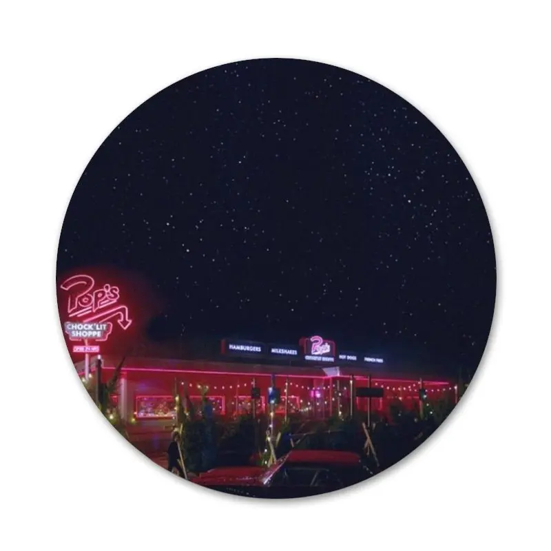 Американский ТВ ривердейл значок на булавке декоративные Броши Металлические