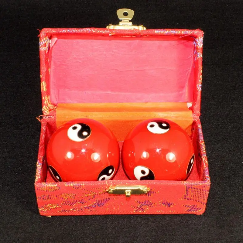 

One Pair Chinese Health Balls Baoding Enamel Ball Massage Balls For Hand Therapy