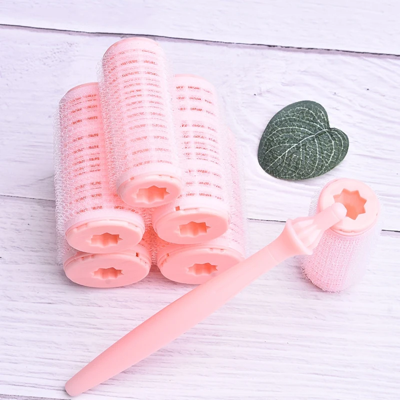 3+1 Curling Tool Set Hairdressing Curlers DIY Curly Hairstyle Styling Nylon Hair Roller Curler | Красота и здоровье