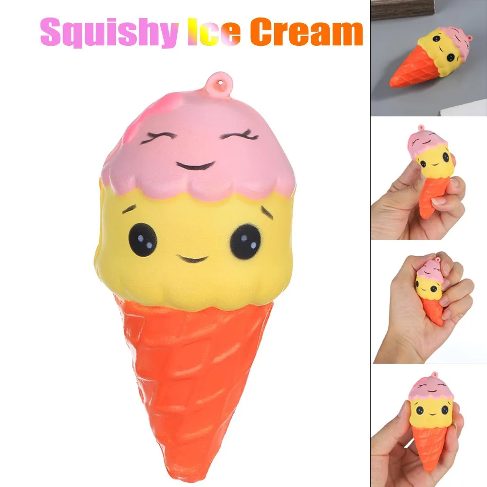 

Squee Squishy мороженое медленно Восстанавливающий форму ароматизированный игрушка для снятия стресса подарки Squishy медленно восстанавливающие ...