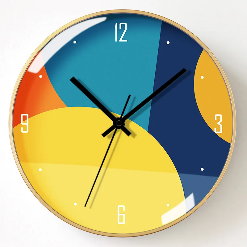 

Metal Nordic Simple Wall Clock Modern Design Minimalist Abstract Watch Wall Metal Kitchen Quartz Wandklok Home Decoration AB50ZB