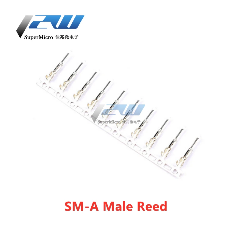 

100 Pcs 2.54mm Male/Female Dupont Jumper Wire Terminal Connector Pin Crimp Copper