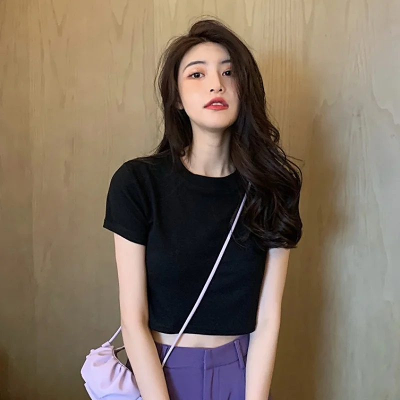 Однотонная короткая верхняя одежда для женщин Новинка лета 2021 сетчатая Красная