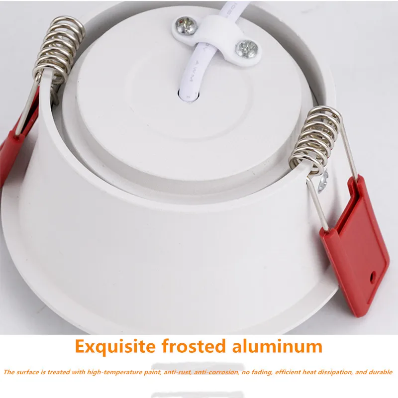 Регулируемый внутренний светильник без рамки с регулируемым углом освещения 5 Вт